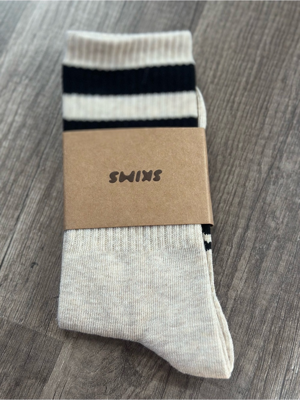 SKIMS Sport Socks โ Cream & Black โ New